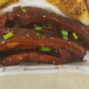 Half slab of bbq ribs - pandora's Burgers