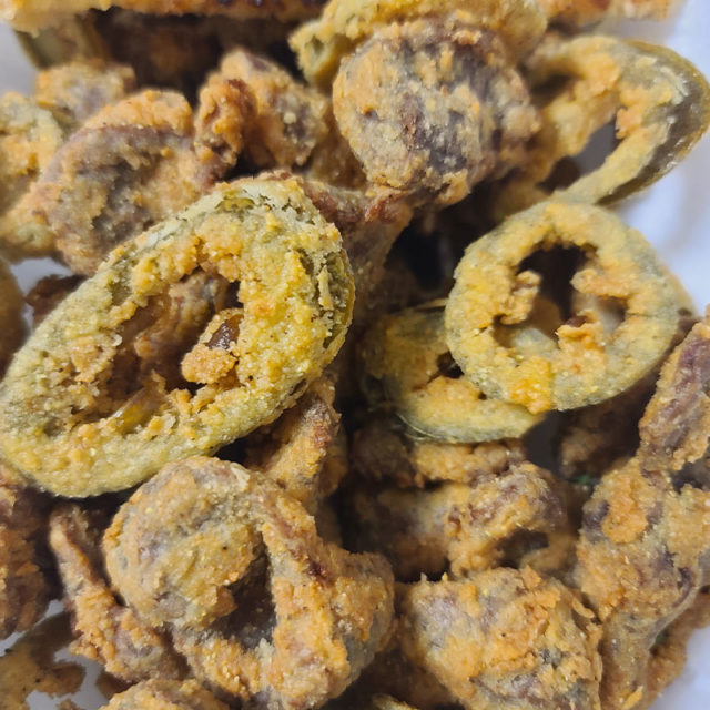 deep fried jalapeno gizzards - pandora's burgers