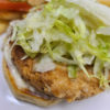 salmon burger - Pandora's Burgers